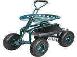 Garden Cart Rolling Workseat with Wheels, Gardening Stool for Planting, 360 Degree Swivel Seat, V952-KDJQXKQX0000M1EWPV0