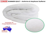 250GSM Australian Made Summer Quilt Single V442-STR-QUILT-250GSMSUMMER-WHITE-SB