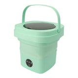 6.5L Washing Machine Folding Portable Automatic Deep Cleaning Wash and Spin Dry Washer with Water V1294-YM0703-3113230146816