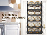 CARLA HOME 6 Tier Over the Door Organizer with Adjustable Metal Pantry Storage Rack and Hanging V178-36247