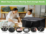 CARLA HOME 12-Pack Large Moving Storage Bags with Zippers & Handles with 95 Liters Capacity for V178-36346