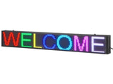 Programmable LED Sign, P10 Full Color LED Scrolling Panel, DIY Custom Text Animation Pattern Display V952-XGSGDBZP40X8HVK5KV3