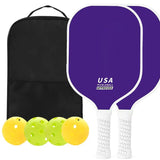 Purple Pickleball Paddle Set with Bag and Balls V1102-DSZ-XXX-NNNSD