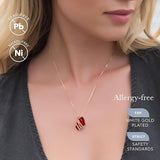 Wish Stone Pendant Necklace, Necklaces for with Birthstone Crystals, Allergy-Free Jewelry for V1164-325801