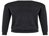 Mens Advatex Varesa Wool Pullover Jumper Cardigan V Neck - Charcoal V563-A59520-CHARCOAL-S