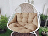 Swing Egg Chair Outdoor Indoor Hanging Chair Thickened Hanging Basket Seat V1366-AZ2-W-12594