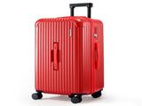 Wanderlite 28" Trunk Luggage Suitcase Travel 5 Wheels Type-C Port TSA Red LUG-ABS-TRUK-28-RD