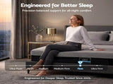 Giselle Queen Mattress 26cm Firm Pocket Spring Dual Edge Support Dark Grey MATTRESS-E-CARBON-26-Q