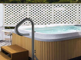 Hot Tub Handrail, 360 Rotatable Spa Side Handrail with 48"-63" Adjustable Height, Rust-proof V952-RSYGFS63YC00CR39BV0