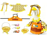 Porch Goose Outfit, Decorative Clothing Set for 23 24 Inch Geese, Waterproof Fade Resistant V1369-AZ3-W-12234