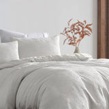 Ardor Avena White Textured Floral Jacquard Quilt Cover Set King V442-INT-QUILTCS-AVENAJACQUARD-WHITE-KI