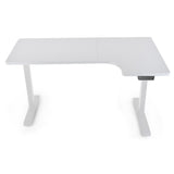FORTIA 145W x 60D x 85D Dual-Motor 80kg Load Adjustable Sit-Stand Up R-Hand Sided Corner Desk V219-ADKCORFOR2WB