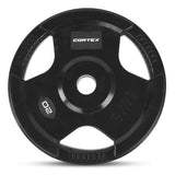 CORTEX 20kg Tri-Grip V2 50mm Olympic Plates V420-CSWP-OTGV2200-2