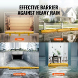 Flood Barriers, Sandbag Alternative Flood Bags 4 Pack, Flood Barrier for Home, Water Barriers for V952-FXRSD48IN9INJATDDV0