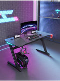 Gaming Desk With LED Light Gaming Desk Z Leg 120 CM V957-RLX39671020K