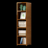 Bamboo 5-Shelf Bookcase Tall Display Storage Rack Stand for Living Room, Bedroom, Office or Home V63-838221