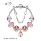 11 Styles Charm Bracelets Set,Colorful Alloy & Glass Beaded Bracelets,Buy 3 for Better Price V1132-NSSL39-TRIPLE