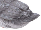 Goose Statue Figurine Resin Gray Goose Farm Animal Sculpture Desktop Ornament for Home Garden Patio V1294-YM0901-3111240273111