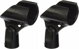 2 Pack Mic Holder for Shure WA371 Wireless Microphone Clip Replacement Handheld V1188-WSZ-A-2585