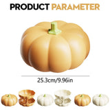 Pumpkin Snack Tray,Multifunctional Pumpkin-Shaped Serving Bowl - Fall Snack Tray for Candy, Nuts, V1366-AZ2-W-20777