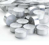 100 Pack Bulk Tea Lights Candles - White Smokeless Tealights Unscented - 9 Hour Burn Time V382-9HRTLCANDLE100