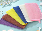 Exfoliating Washcloths,African Exfoliating Net,Reusable African Net Sponge,8.7x10.2In Beige V1189-WXFWAL-20260319-00189