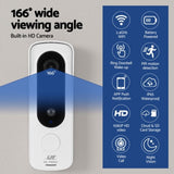 UL-tech Wireless Doorbell Security Camera WD-VIDEO-WH