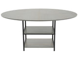 Round Dining Table, 47 inch Wood Table for 4-6 Person, Modern Circle Dinner Furniture, Leisure V952-YXCZBKTZMDBTZN3HRV0