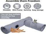 Cat Tunnel with Play Ball - 67cm - Play Tunnel - Rabbit Tunnel - House - Dog Tunnel - Toys V1188-MS101-01693-1