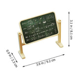 2 Sets Miniature Classroom Desk Toys for Kids, Educational Furniture Accessories for Play, Learning V1192-AZ-W-22427