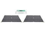 2Pcs Portable 15W Solar Panel Board Kit 10A Solar Charge Controller for Camping Tourism V1294-YM0901-3114210078411