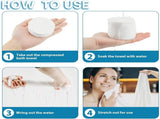 QZS Thicker Compressed Towel Tablets,Disposable Compressed Bath Towel,Portable Compressed Coin V1189-WXFWAL-20260319-00585
