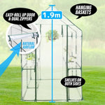 Home Ready Garden Greenhouse Shed PVC Cover Only Apex 190cm V274-GN-GHCV191219-TP