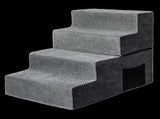 Pawz 4 Steps Pet Stairs Dog Ramp High Density Foam Grey PT1290-4_NZ