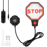 LED Garage Parking Sensor 3-Color Precision Indicator, Adjustable Parking Distance, Dual Power V1369-AZ3-W-12005