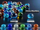 70Pcs Glass Marbles, Solid Round Marbles for Board Games, DIY Decorations and Home Furnishings, V1192-AZ-W-18086