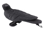 Realistic Elbow Crow Statue Plastic Waterproof Crow Decoys for Yard Garden Patios Halloween V1294-YM0703-3111230100011
