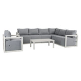 Alfresco 7-Seat Garden Lounge Set Charcoal Grey V264-OTF-543A-DGR-8PC