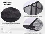 Mesh File Organizer, 5 Slot Vertical Desk File Holder, Black Metal Document Sorter, Detachable V1369-AZ3-W-08647