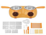 Chocolate Melting Pot Chocolate Melter with 2 Boiler Tools Stainless Steel Electric Fondue Pot for V1294-YM0901-3113230307911