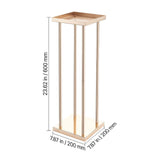 Wedding Flower Stand, 10PCS 60cm Column Flower Stand, Floral Stands with Metal Laminate, Cylindrical V952-HLHJLFT10J60MT7YR001V0