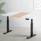 Artiss Standing Desk Motorised Electric Dual Motor 120CM HASD-268-BKDF-NWDB-120