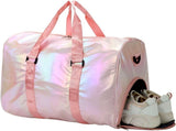 Womens Waterproof Polyester Gym Duffle Bag With Shoe Compartment And Wet Dry Pocket For Fitness V1237-ZY-807-132