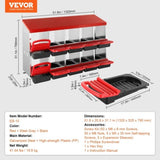 VEVOR 10-Compartment Chicken Nest Box Mental Box with Inclined Nesting Boxes V952-JSCDX3045INCT4Y3WV0