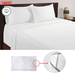 500TC 100% Cotton Sheet Set White Queen V442-ABR-SHEETS-500TC-WHITE-QS