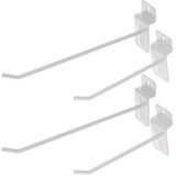 30Pcs Slatwall Design Tool Hanger Hooks White for Workshop V1370-AZ4-16982
