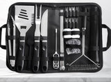 Complete Multi-Functional BBQ Tool Set, 31-Piece Deluxe BBQ Tool Set, Food-Grade Stainless Steel BBQ V1265-AU006-HEI