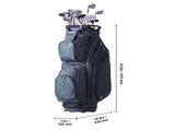 Golf Cart Bag with 14 Way Organizer Divider Top, 36 11 Pockets Premium Nylon Cart Bag, Durable Golf V952-TCB35YC10GJLC4OLOV0
