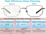 45kHz Ultrasonic Jewelry & Eyeglass Cleaner with 18oz Large Capacity V1263-JX-4709