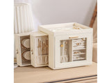 Rotating Organiser Box with Mirror Jewellery Storage for Dressing Table V63-954911